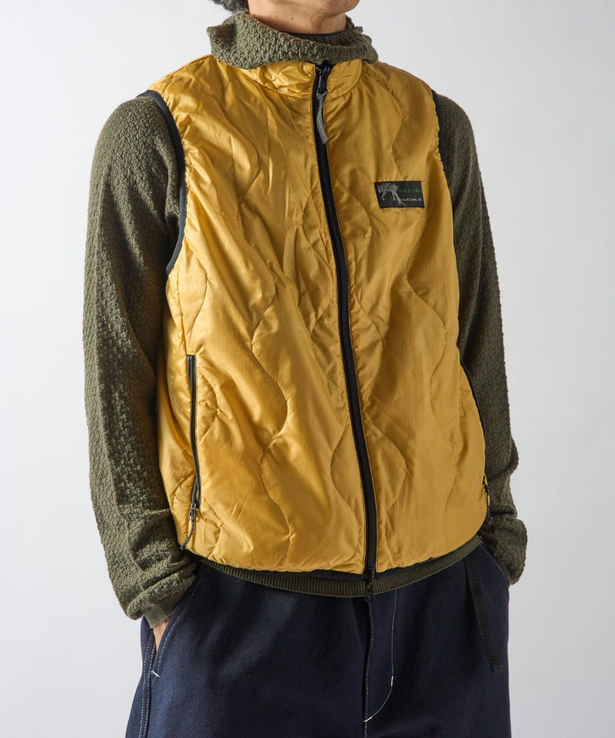 BRING×WILD THINGS 光電子中綿リバーシブルベスト│REVERSIBLE VEST ワイルドシングス