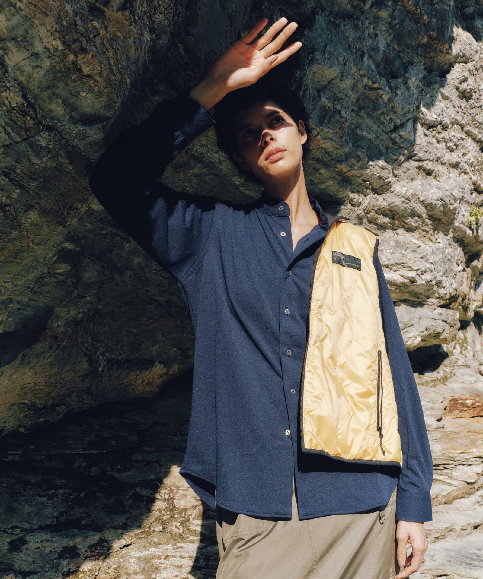 BRING×WILD THINGS 光電子中綿リバーシブルベスト│REVERSIBLE VEST