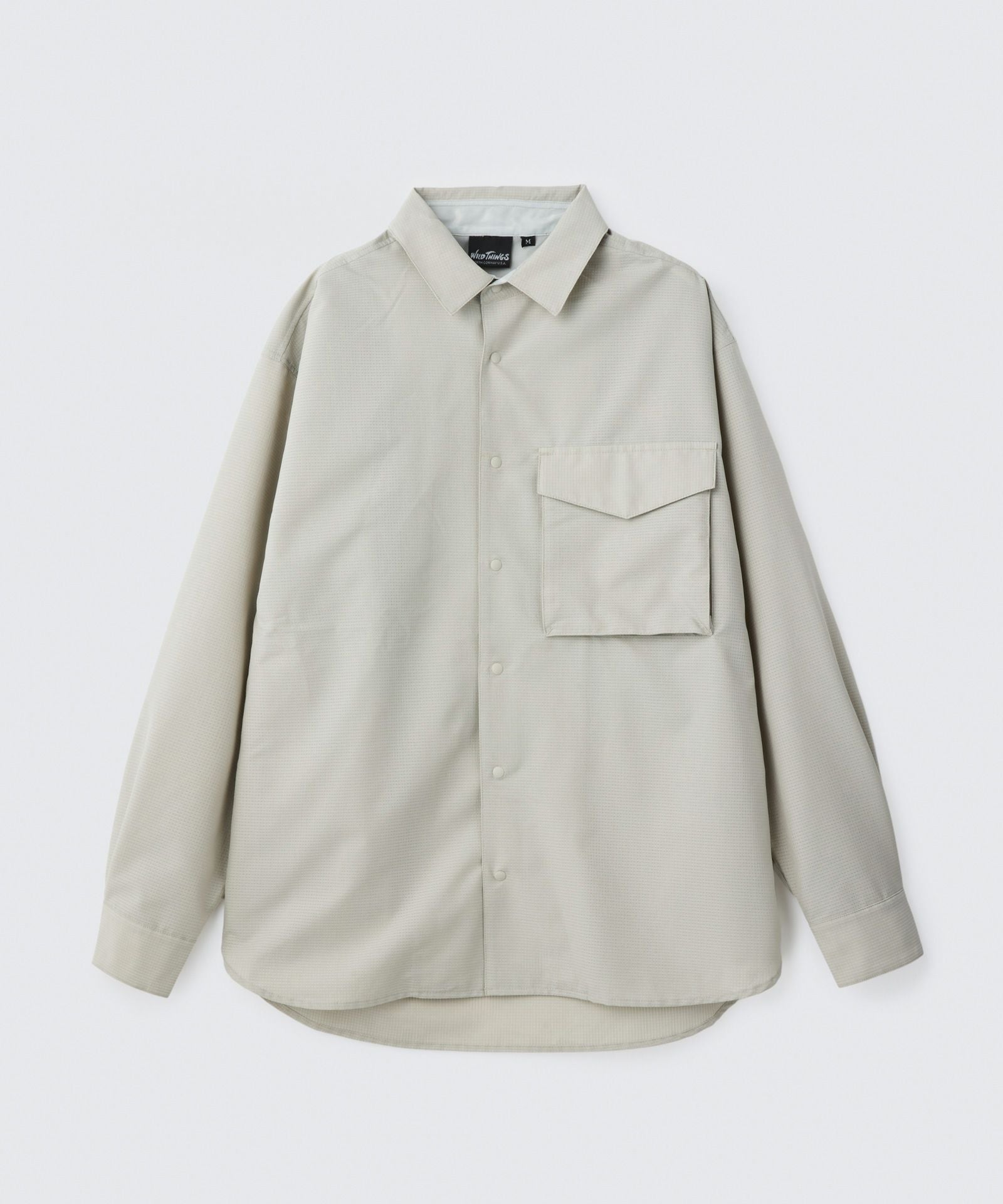plage  Military washシャツ plage（プラージュ）の「亜麻mix wash シャツ◇（シャツ/ブラウス