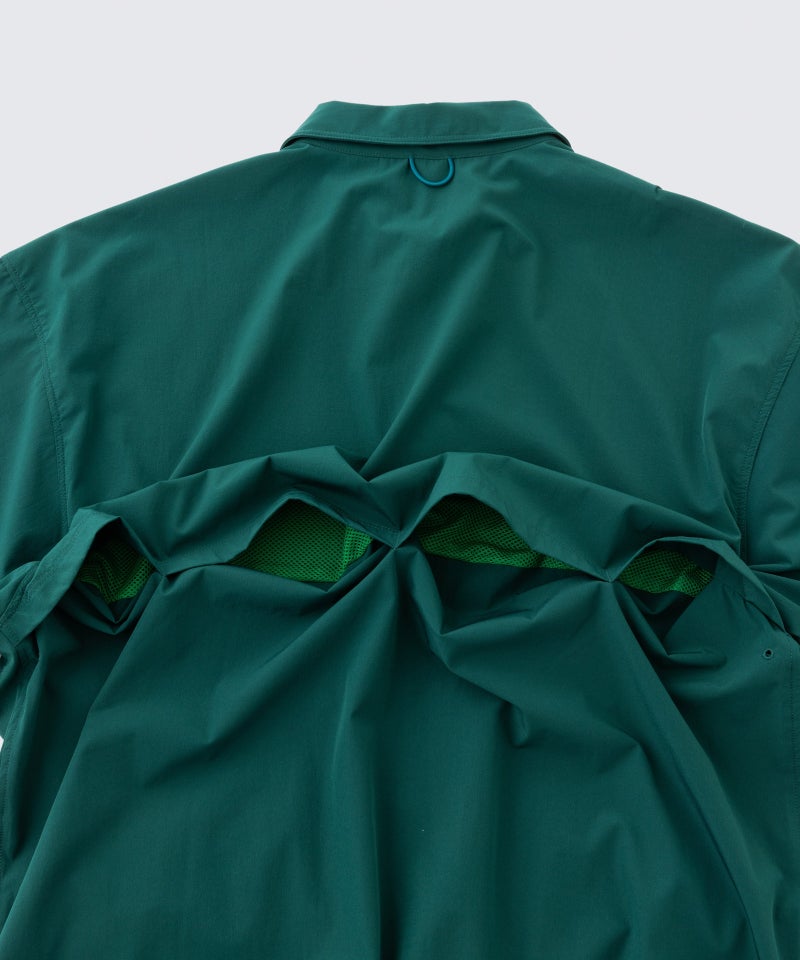 エラスティックナイロンデナリシャツ│ELASTIC NYLON DENALI SHIRT