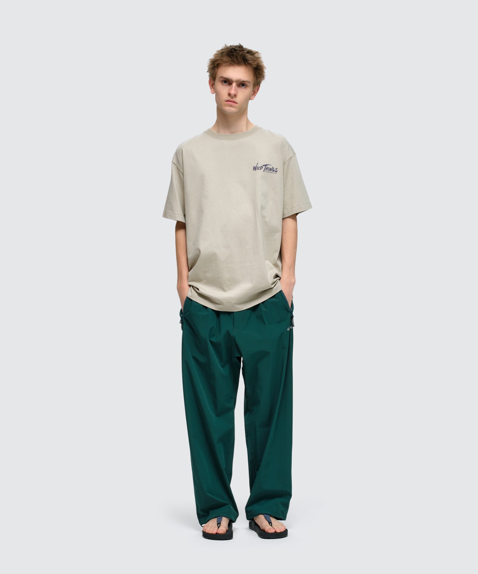 エラスティックナイロンラックスパンツ│ELASTIC NYLON LAX PANTS
