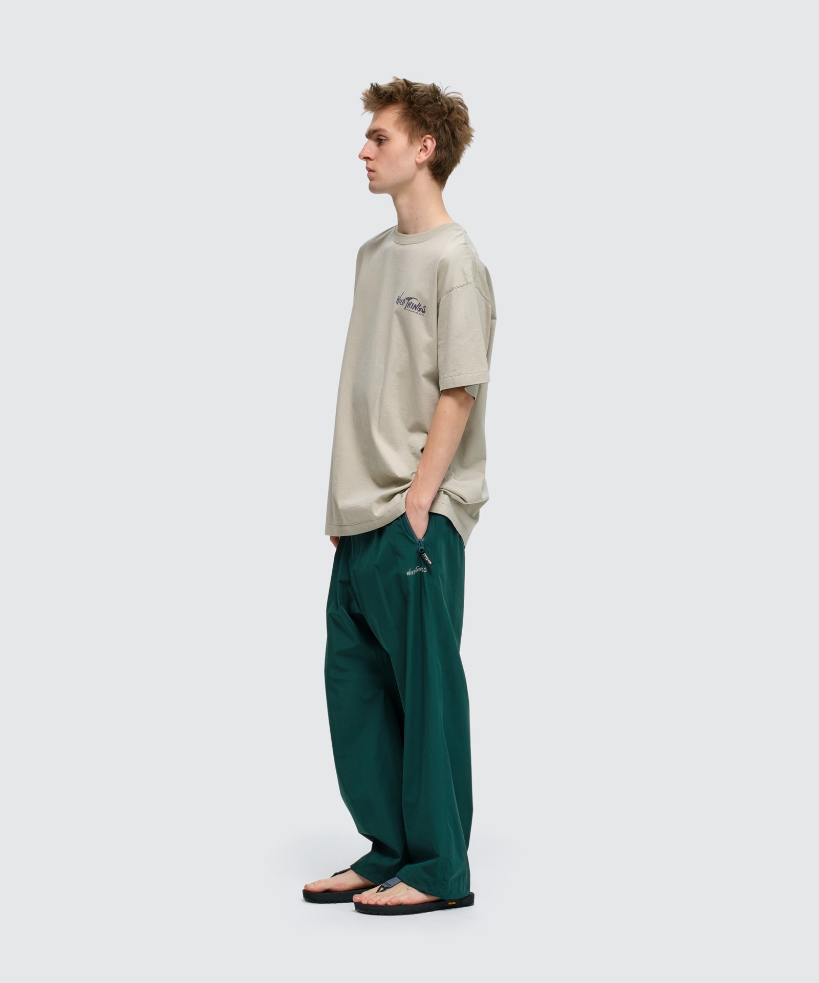 エラスティックナイロンラックスパンツ│ELASTIC NYLON LAX PANTS