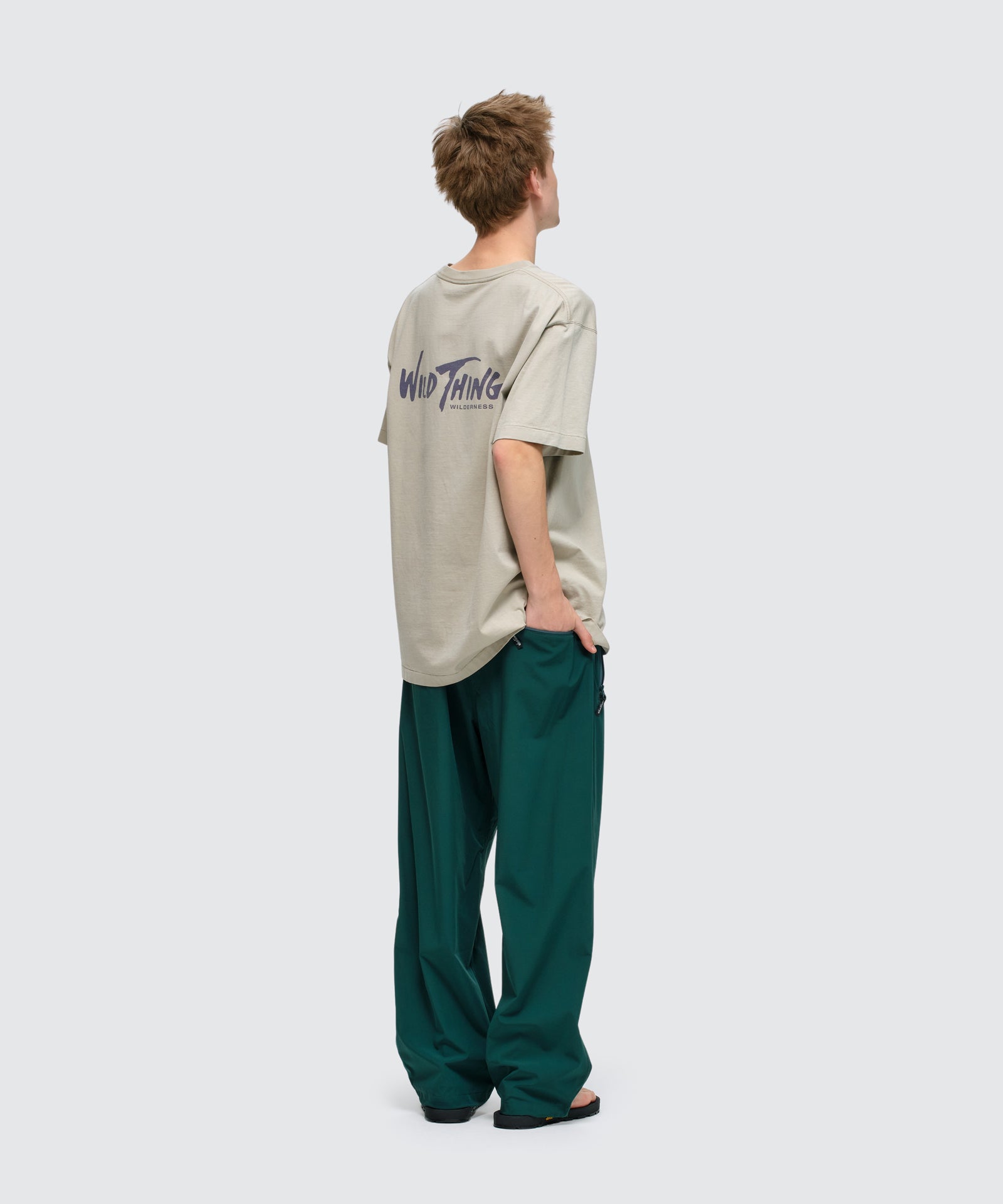 エラスティックナイロンラックスパンツ│ELASTIC NYLON LAX PANTS