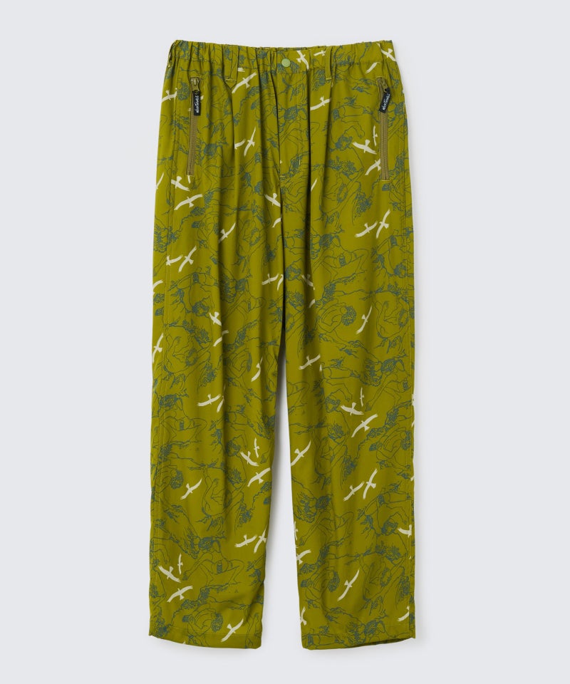 エラスティックナイロンプリントラックスパンツ│ELASTIC NYLON PRINT LAX PANTS ワイルドシングス