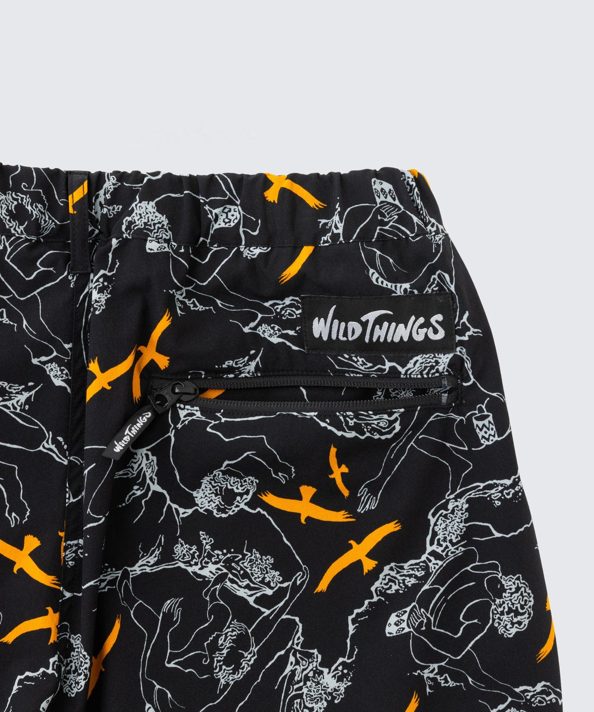 エラスティックナイロンプリントラックスパンツ│ELASTIC NYLON PRINT LAX PANTS ワイルドシングス