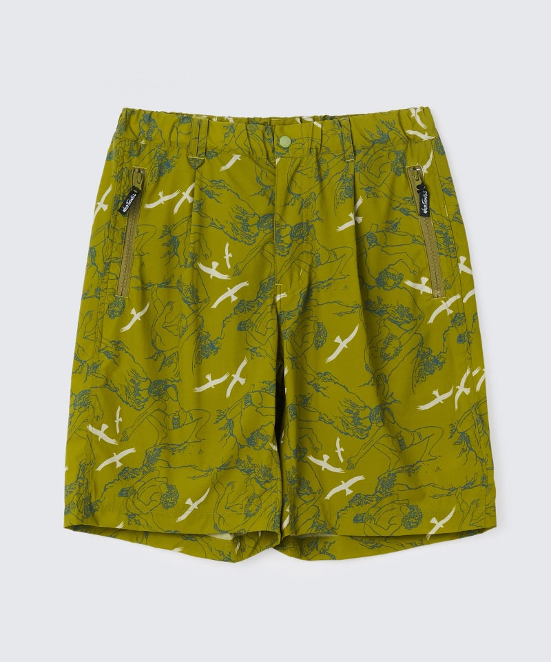 エラスティックナイロンプリントラックスショーツ│ELASTIC NYLON PRINT LAX SHORTS ワイルドシングス