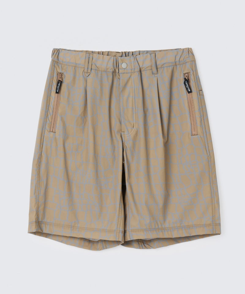 エラスティックナイロンプリントラックスショーツ│ELASTIC NYLON PRINT LAX SHORTS ワイルドシングス