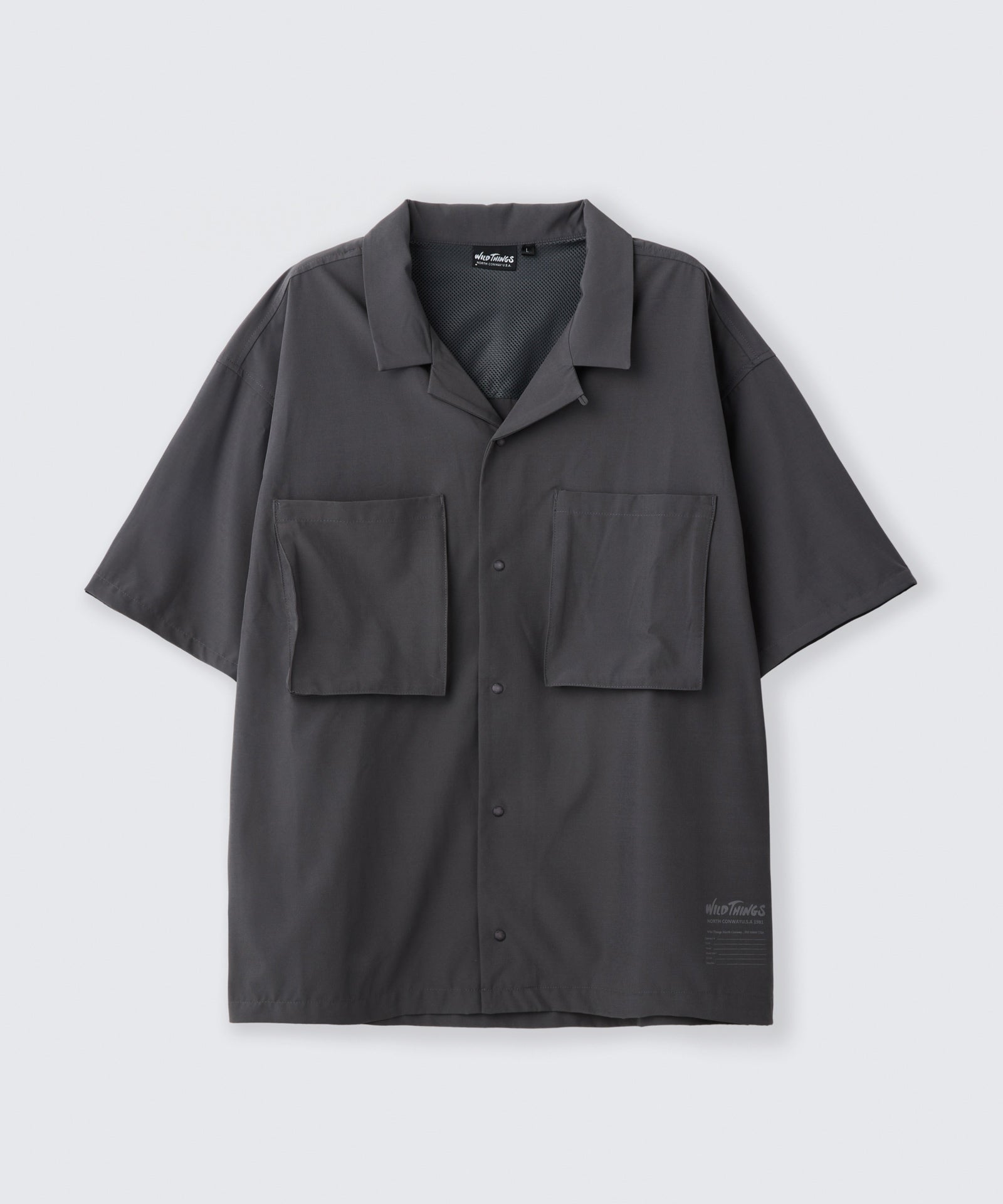 オープンカラーポケットシャツ│OPEN COLLAR POCKET SHIRT | ワイルド
