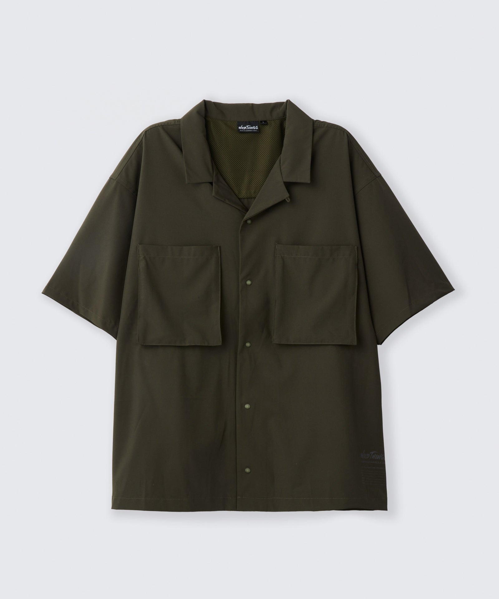 オープンカラーポケットシャツ│OPEN COLLAR POCKET SHIRT | ワイルド オープンカラーポケットシャツ│OPEN COLLAR POCKET SHIRT | ワイルド