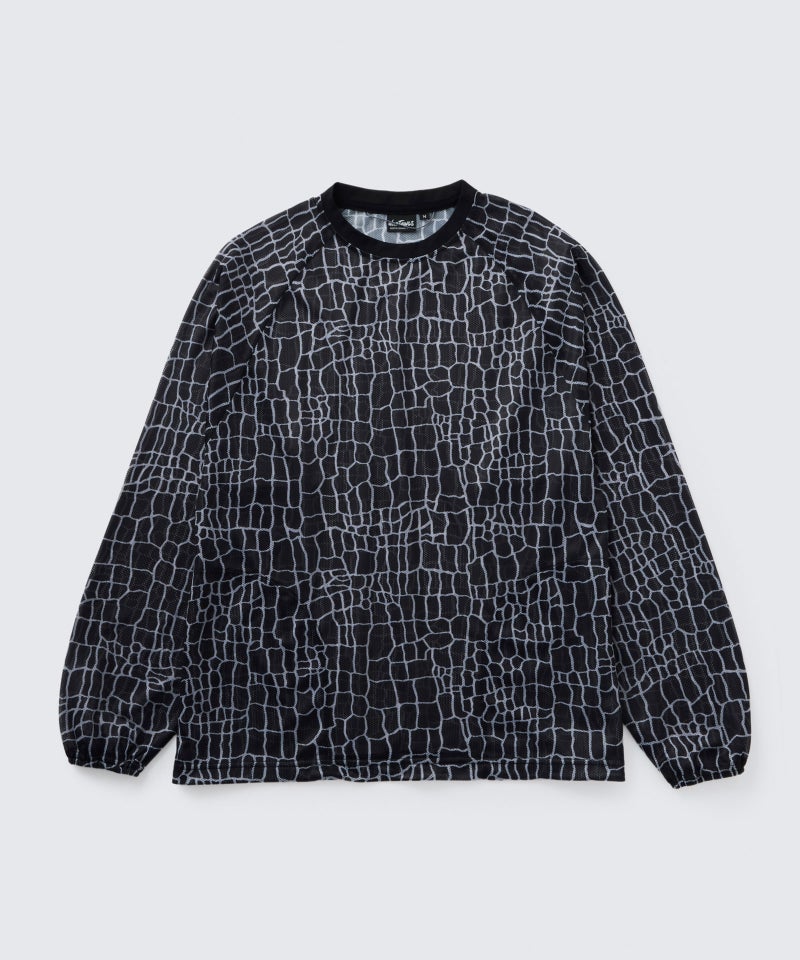 プリントメッシュ L/S Tシャツ│PRINT MESH L/S TEE ワイルドシングス