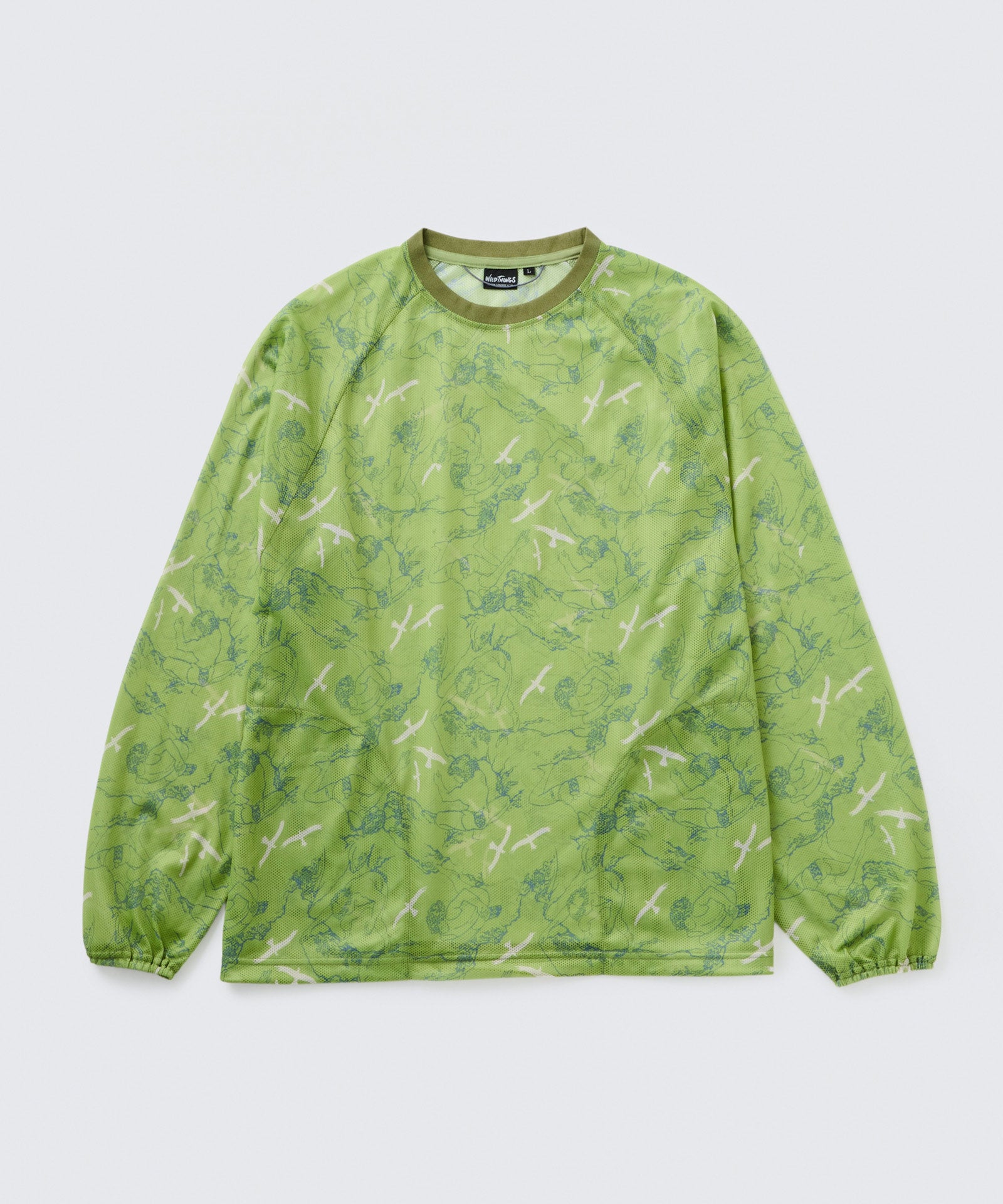 プリントメッシュ L/S Tシャツ│PRINT MESH L/S TEE | ワイルド
