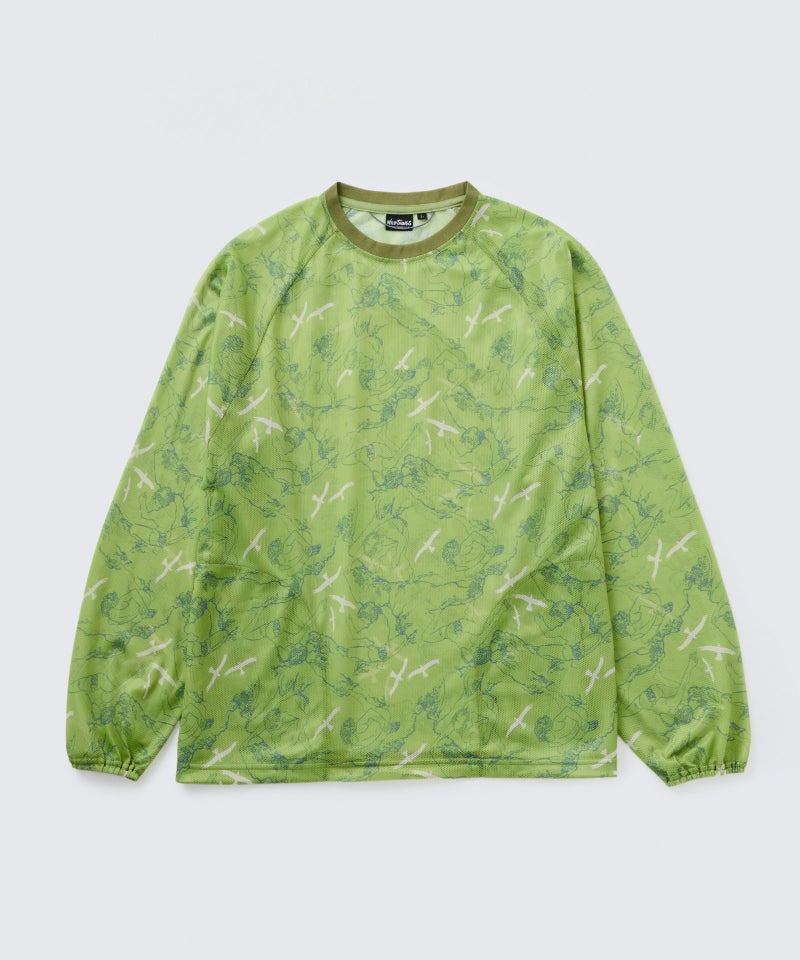 プリントメッシュ L/S Tシャツ│PRINT MESH L/S TEE ワイルドシングス