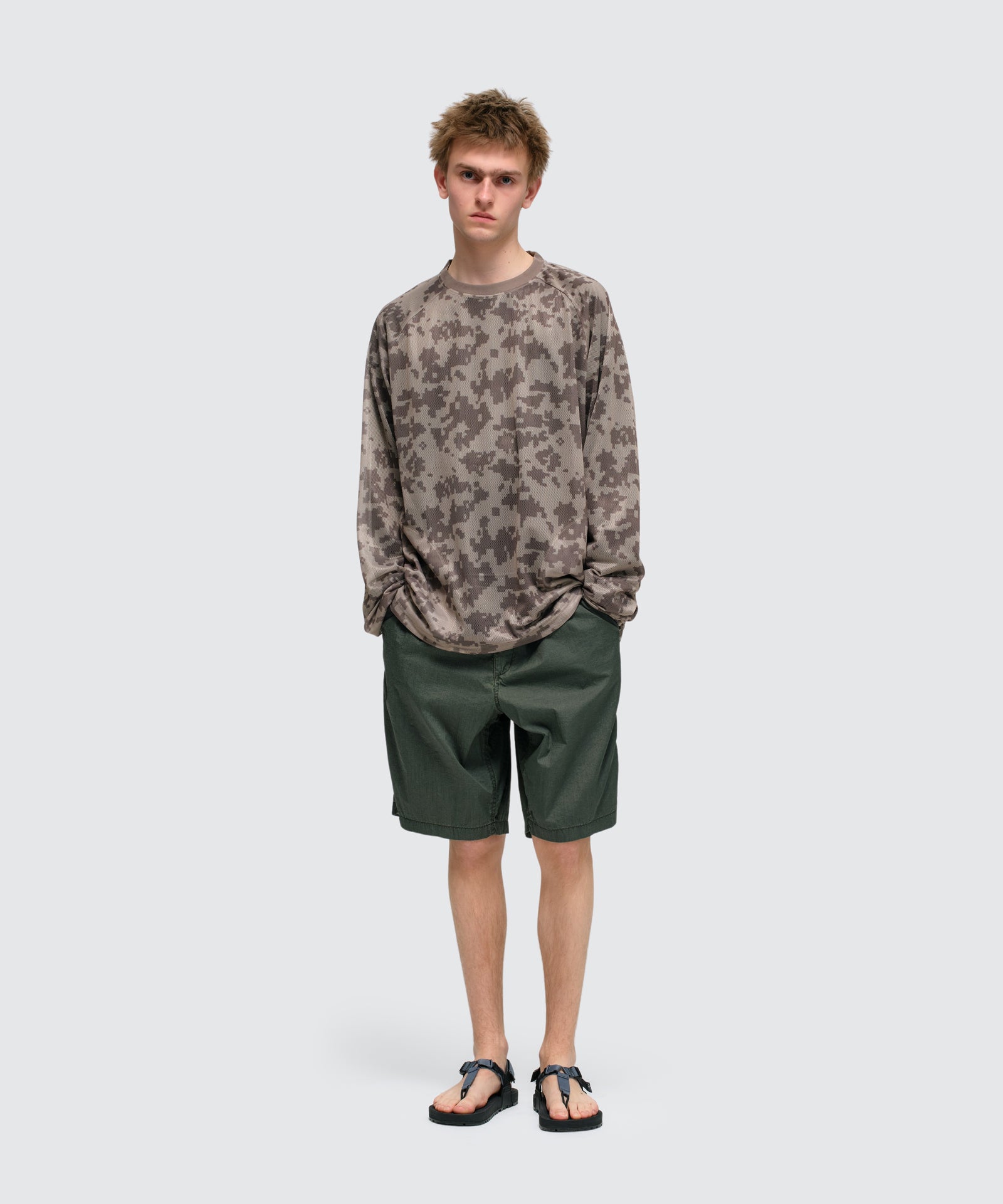 プリントメッシュ L/S Tシャツ│PRINT MESH L/S TEE | ワイルド