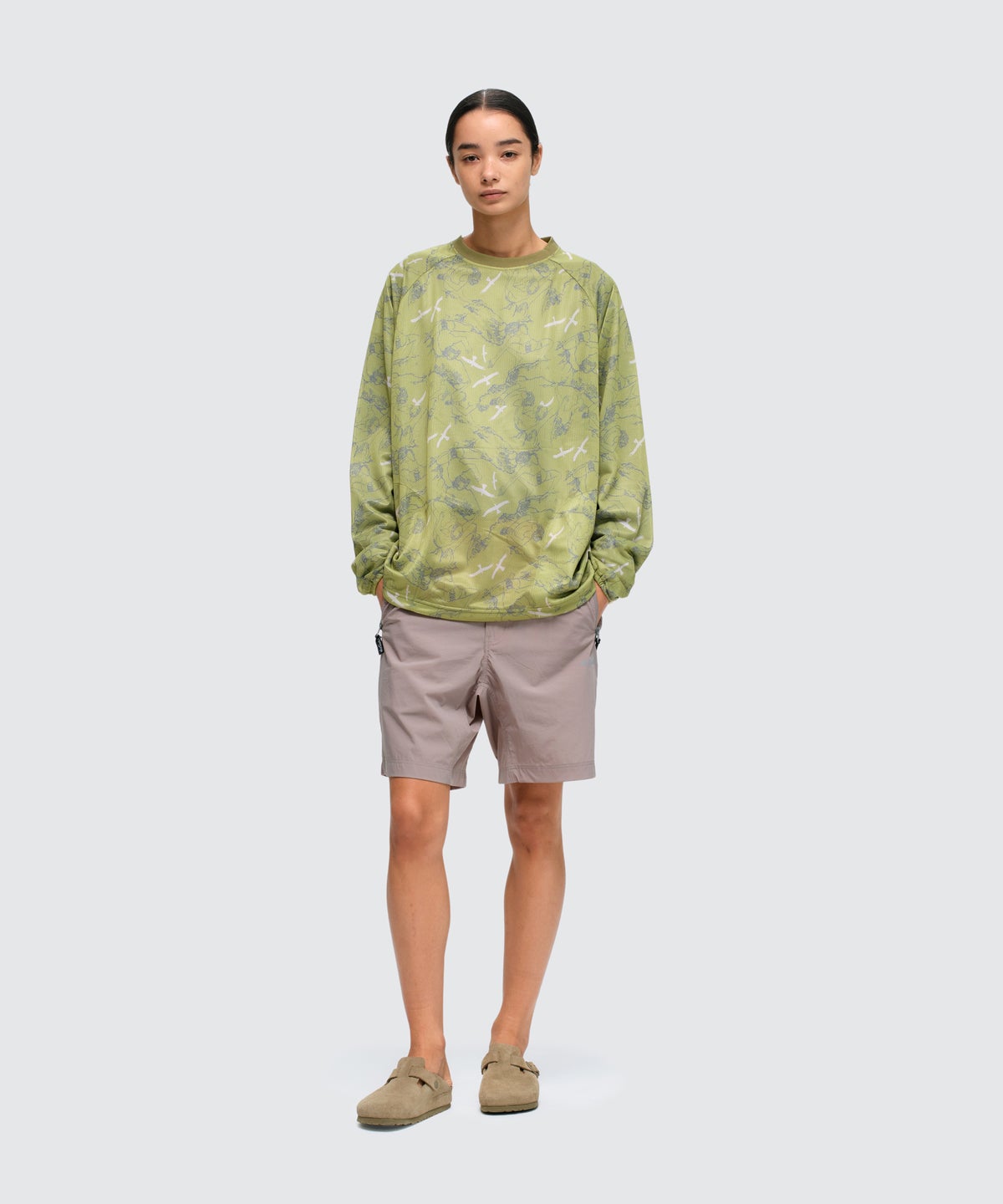 プリントメッシュ L/S Tシャツ│PRINT MESH L/S TEE ワイルドシングス