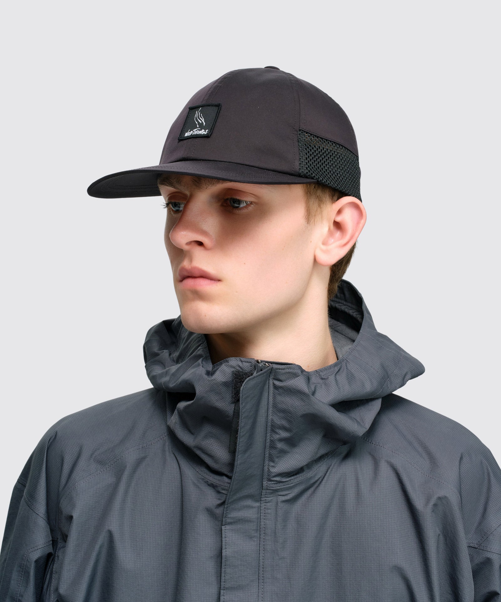 H.W.D. ブラックキャップ テックツイルメッシュキャップ│TECH TWILL MESH CAP | ワイルド