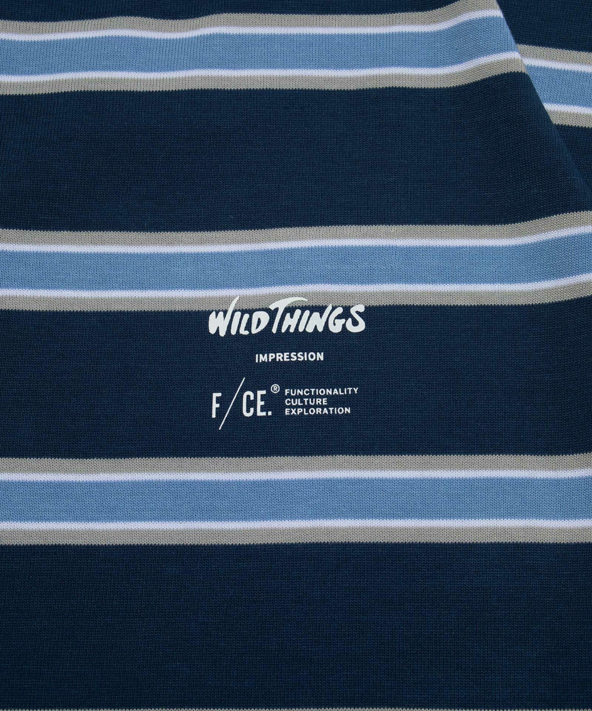 F/CE.×WILD THINGS 81 ボーダー T インプレッション BY F/CE.│81 BORDER TEE IMPRESSION BY F/CE. ワイルドシングス